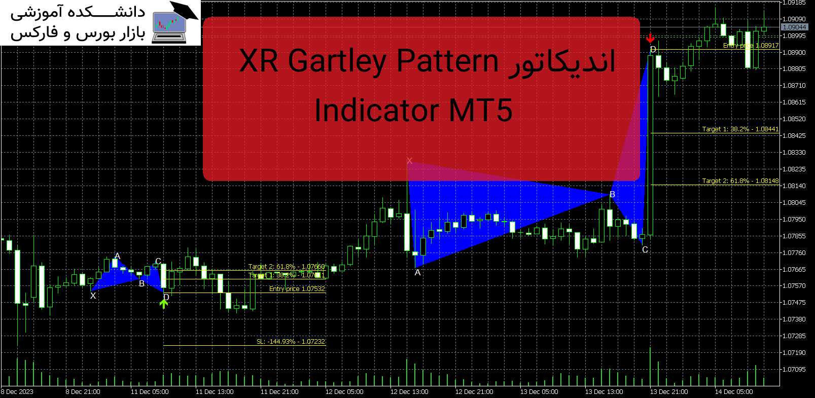 تصویر اندیکاتور XR Gartley Pattern Indicator MT5