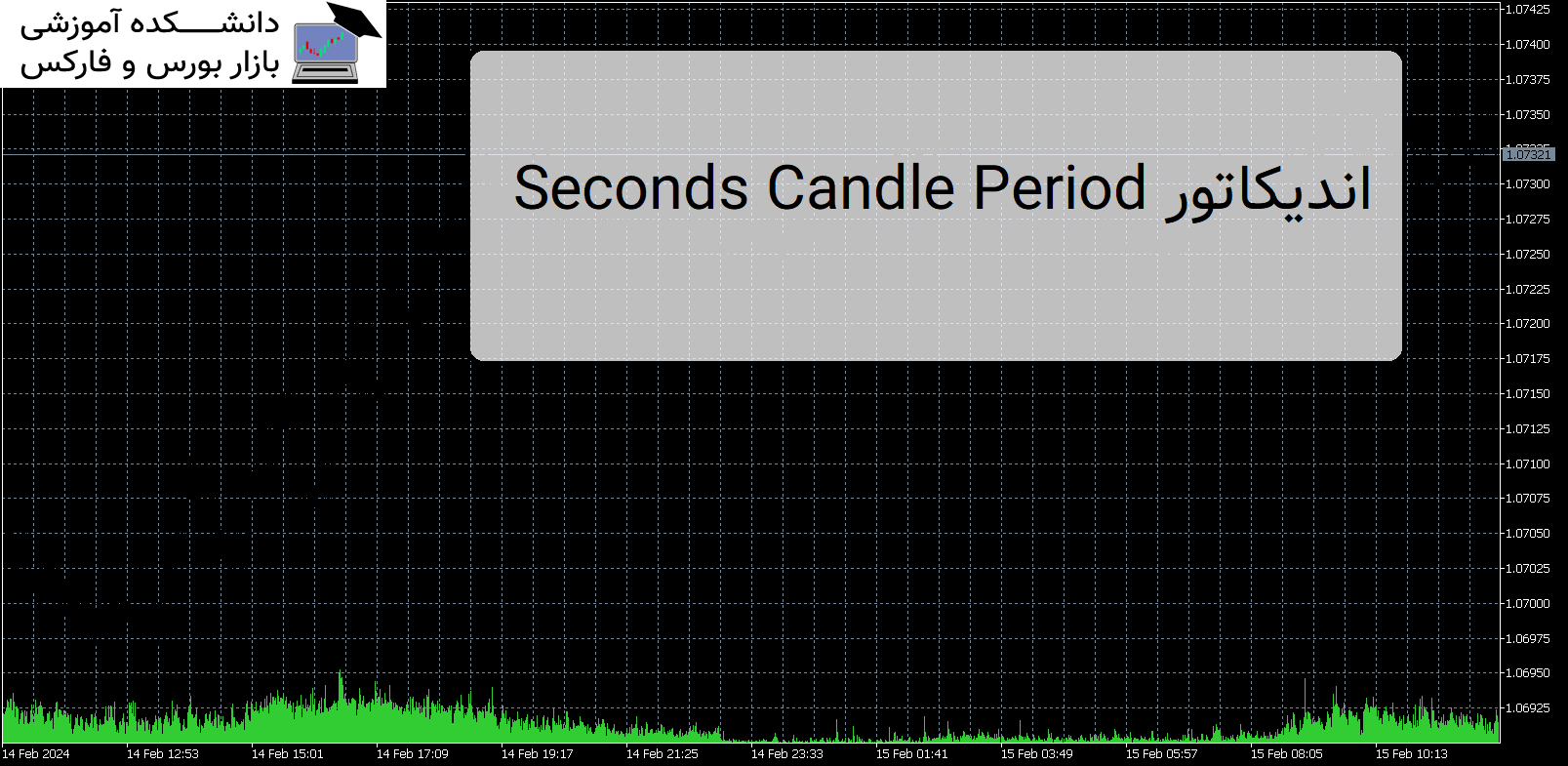 Seconds Candle Period اندیکاتور MT5