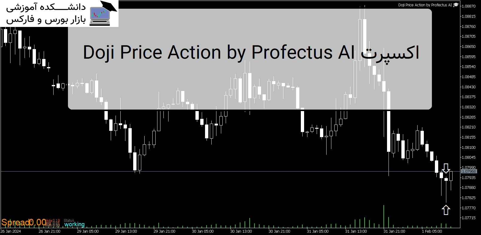 تصویر اکسپرت Doji Price Action by Profectus AI