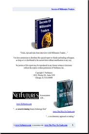 Secrets Of The Millionaire Traders- vol I,vol II