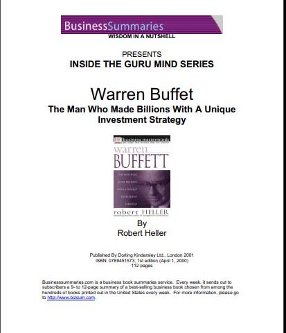 Inside The Guru Mind Warren Buffet -R  Heller
